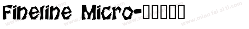 Fineline Micro字体转换